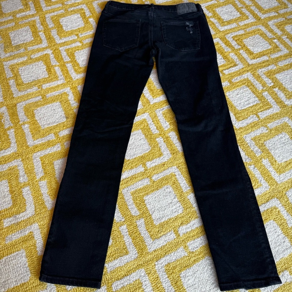 Stylish Black and Light Blue Distressed men’s Jeans - Picture 16 of 16